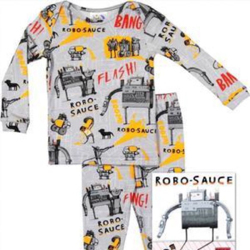 Robo-Sauce Pj & Book Set